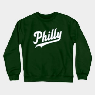 Philly Script - Green Crewneck Sweatshirt